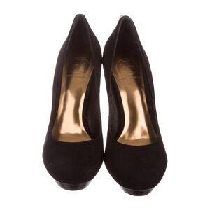 Tory Burch Mandy Suede Platform Pumps